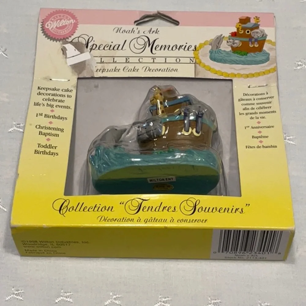 Wilton Noah’s Ark Special Memories Collection Keepsake Cake Decoration